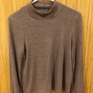 Size Small Madwell Plum Mockneck Sweater